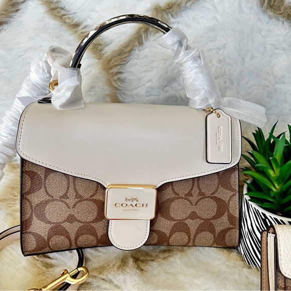 Coach Pepper Satchel and Wallet In Signature Canvas - Picture 3 of 16